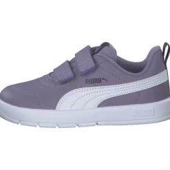 Kinder Puma Slipper<310252/004 Courtflex V3 V, Sportliche Slipper, Kinder, pale plum- white