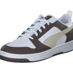 Herren Puma Klassische- & Business Schuhe<392328/031 Rebound v6 Low, Klassische- & Business Schuhe, Herren, ESPRESSO BROWN-ALPINE SNOW-PU