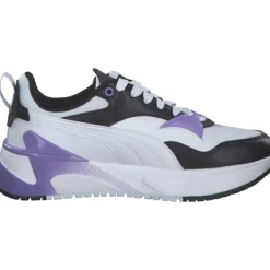 Damen Puma Klassische- & Business Schuhe<392328/031 Rebound v6 Low, Schnürschuhe, Damen, BLACK-SILVER MIST-LAVENDE