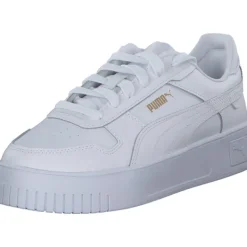 Damen Puma Klassische- & Business Schuhe<Carina Street 389390, Schnürschuhe, Damen, white/white/gold