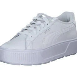 Damen Puma Klassische- & Business Schuhe<Karmen L 384615, Schnürschuhe, Damen, white/white/silver