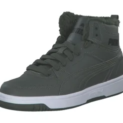 Kinder Puma Stiefel<Rebound Joy Fur Jr. 375477, Winterstiefel, Kinder, thyme- white