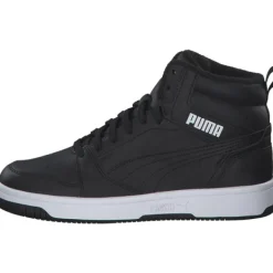 Kinder Puma Stiefel<Rebound v6 Mid Jr. 394685, Winterstiefel, Kinder, Grau (Shadow gray)