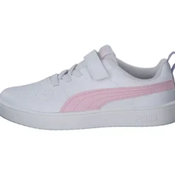 Kinder Puma Sneakers<Rickie AC PS 385836 W, Sneakers Low, Kinder, white-pearl pink-vivid vi