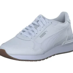 Damen Puma Klassische- & Business Schuhe<ST Runner v4 399068, Schnürschuhe, Damen, White-Glacial Gray-Gum