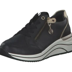 Damen Remonte Klassische- & Business Schuhe<D0T03, Schnürschuhe, Damen, Schwarz