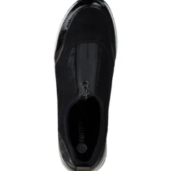 Damen Remonte Sneakers<D0T08-02, Slip-On-Sneaker, Damen, black/schwarz/bronze/schwarz/g