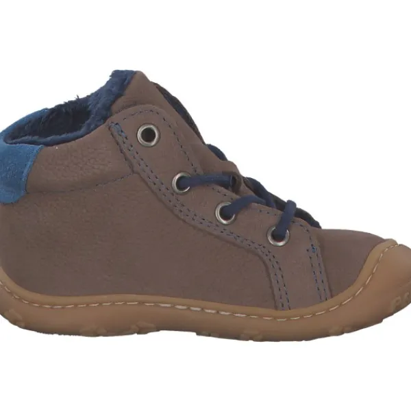 Kinder Pepino Lauflernschuhe<Ricosta 50 1202402 GEORGIE, Lauflernschuhe, Kinder, schoko/blau