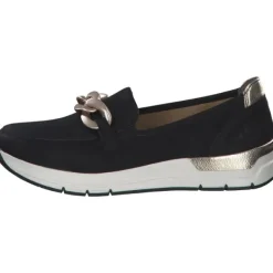 Damen Rieker Slipper<58944, Mokassins, Damen, Schwarz