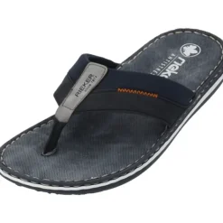 Herren Rieker Pantoletten & Badeschuhe<21097, Pantoletten & Badeschuhe, Herren, Blau