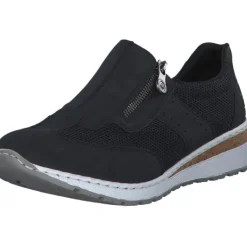 Damen Rieker Slipper<54474, Slipper, Damen, pazifik/navy