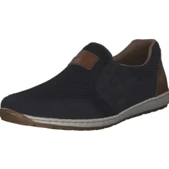 Herren Rieker Slipper<08869, Slipper, Herren, pazifik/navy/amaretto