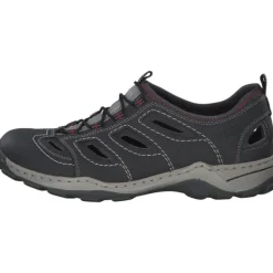 Herren Rieker Slipper<08065, Sportliche Slipper, Herren, blei/rauch/grau