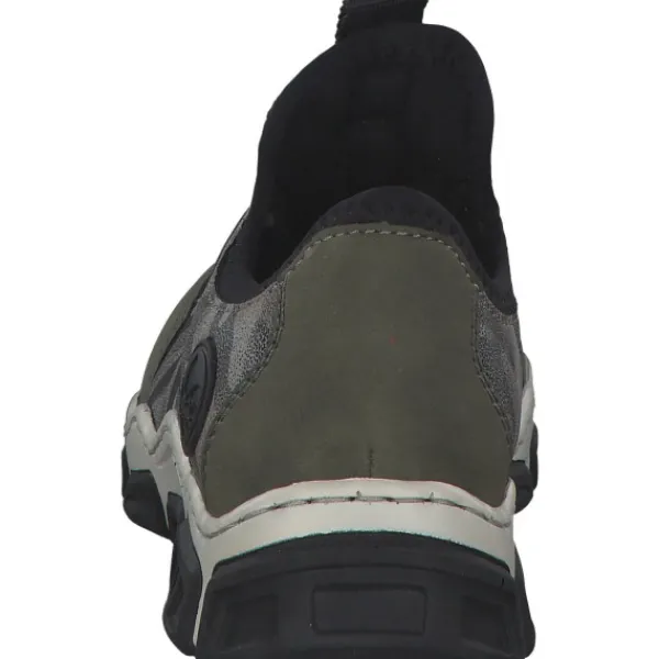 Damen Rieker Klassische- & Business Schuhe|Klassische- & Business Schuhe<L0657, Schnürschuhe, liane/schilf/negro/stein-camo/