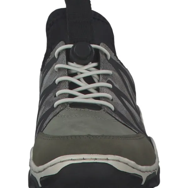 Damen Rieker Klassische- & Business Schuhe|Klassische- & Business Schuhe<L0657, Schnürschuhe, liane/schilf/negro/stein-camo/