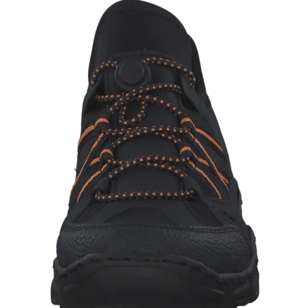 Damen Rieker Klassische- & Business Schuhe|Klassische- & Business Schuhe<L0656, Schnürschuhe, pazifik/pazifik/schwarz