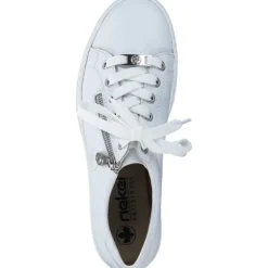 Damen Rieker Klassische- & Business Schuhe<L59L1, Schnürschuhe, Damen, sportweiss/weiss