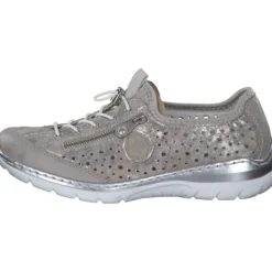 Damen Rieker Slipper<L32P6, Slipper, Damen, Beige