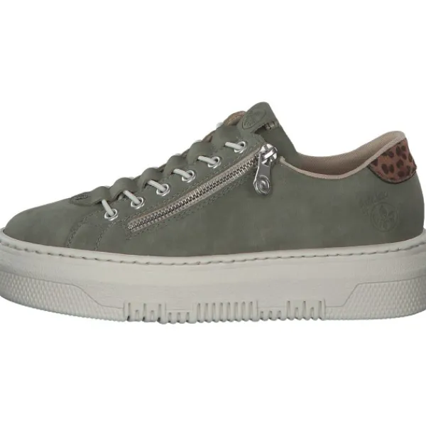 Damen Rieker Klassische- & Business Schuhe<M1952, Schnürschuhe, Damen, schilf/leo-nuss