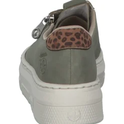 Damen Rieker Klassische- & Business Schuhe<M1952, Schnürschuhe, Damen, schilf/leo-nuss