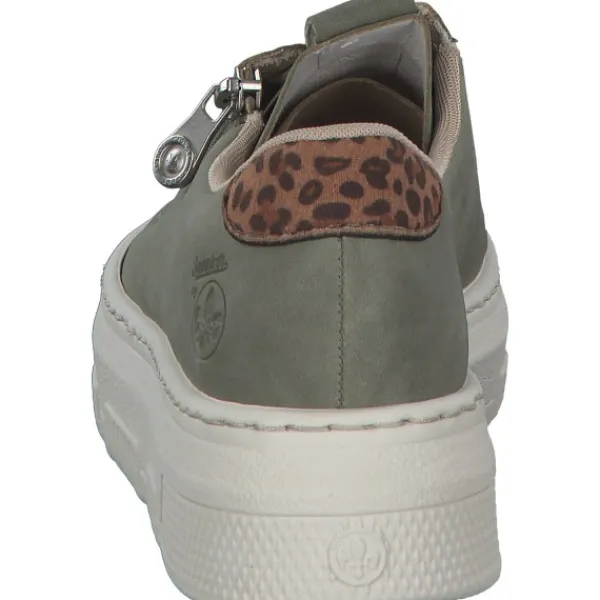 Damen Rieker Klassische- & Business Schuhe<M1952, Schnürschuhe, Damen, schilf/leo-nuss