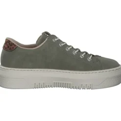 Damen Rieker Klassische- & Business Schuhe<M1952, Schnürschuhe, Damen, schilf/leo-nuss