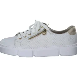Damen Rieker Klassische- & Business Schuhe<N5932, Schnürschuhe, Damen, hartweiss/muschel