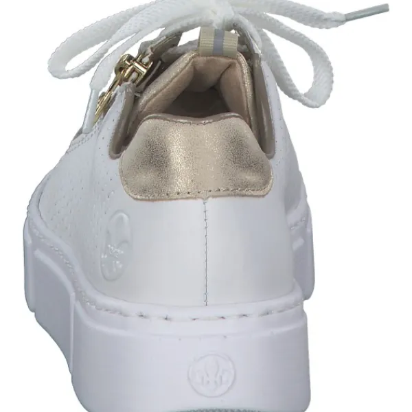 Damen Rieker Klassische- & Business Schuhe<N5932, Schnürschuhe, Damen, hartweiss/muschel