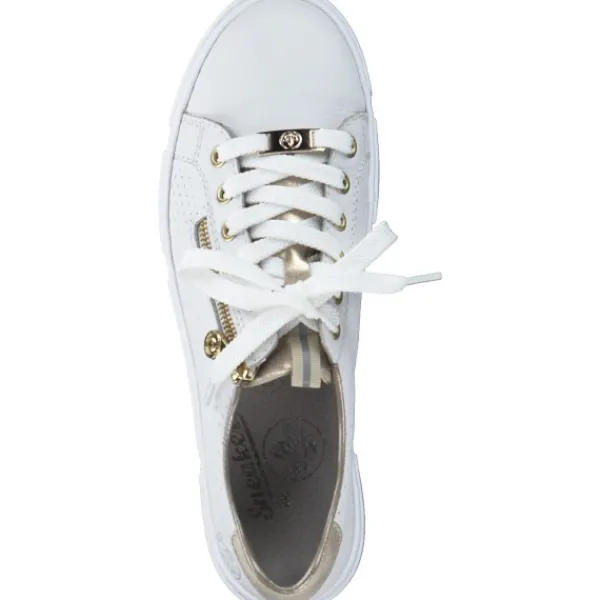 Damen Rieker Klassische- & Business Schuhe<N5932, Schnürschuhe, Damen, hartweiss/muschel
