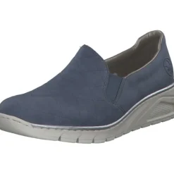 Damen Rieker Slipper<N3363, Slipper, Damen, lightblue