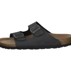 Herren Rohde Pantoletten & Badeschuhe<5920, Pantoletten, Herren, Schwarz (Black/Grey)