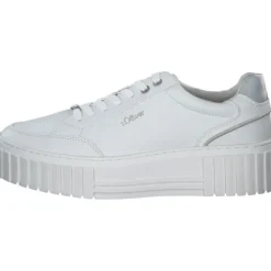 Damen s. Oliver Klassische- & Business Schuhe<23662, Schnürschuhe, Damen, WHITE