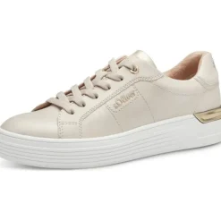 Damen s. Oliver Klassische- & Business Schuhe<23603-42, Schnürschuhe, Damen, CHAMPAGNE