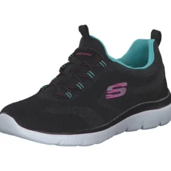 Damen Skechers Sneakers<150120 BKMT Summits New Nature, Slip-On-Sneaker, Damen, Schwarz