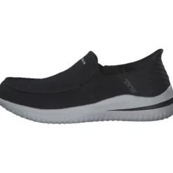 Herren Skechers Slipper<210604 BLK Delson 3.0 Slip ins, Slipper, Herren, Schwarz