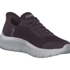 Damen Skechers Sneakers<124836 BURG Slip ins Go walk flex, Slip-On-Sneaker, Damen, burgund