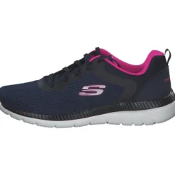 Damen Skechers Klassische- & Business Schuhe<12607 NVHP Bountiful Quick Path, Schnürschuhe, Damen, navy pink