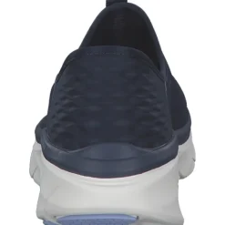 Damen Skechers Sneakers<150099 NVLV Slip ins d'lux walker 2.0, Slip-On-Sneaker, Damen, Blau