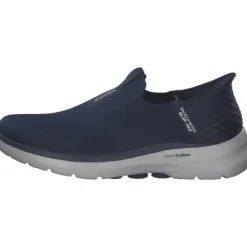 Herren Skechers Slipper<216278 NVY Go walk 6 Slip ins, Slipper, Herren, Blau