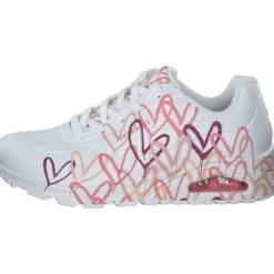 Damen Skechers Klassische- & Business Schuhe<155507, Schnürschuhe, Damen, Weiß