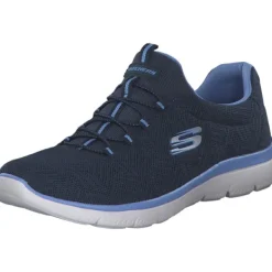 Damen Skechers Klassische- & Business Schuhe<150119, Schnürschuhe, Damen, Blau