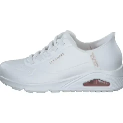 Damen Skechers Klassische- & Business Schuhe<177112, Schnürschuhe, Damen, white