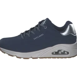 Damen Skechers Klassische- & Business Schuhe<155196, Schnürschuhe, Damen, navy/silver