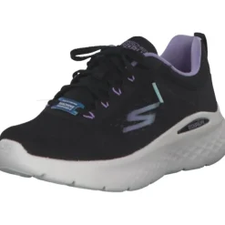 Damen Skechers Klassische- & Business Schuhe<129423, Schnürschuhe, Damen, black purple