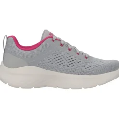 Damen Skechers Klassische- & Business Schuhe<129423, Schnürschuhe, Damen, grey pink
