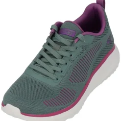 Damen Skechers Klassische- & Business Schuhe<117228, Schnürschuhe, Damen, olive multi