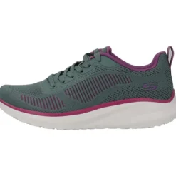 Damen Skechers Klassische- & Business Schuhe<117228, Schnürschuhe, Damen, olive multi