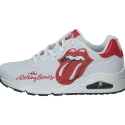 Damen Skechers Klassische- & Business Schuhe<177965, Schnürschuhe, Damen, white/red