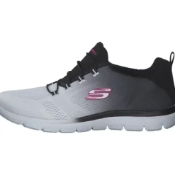 Damen Skechers Sneakers<149536, Slip-On-Sneaker, Damen, black white