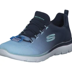 Damen Skechers Sneakers<149536, Slip-On-Sneaker, Damen, navy lt blue